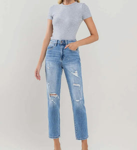 VERVET by Flying Monkey Super High Rise Mom Jean