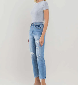 VERVET by Flying Monkey Super High Rise Mom Jean