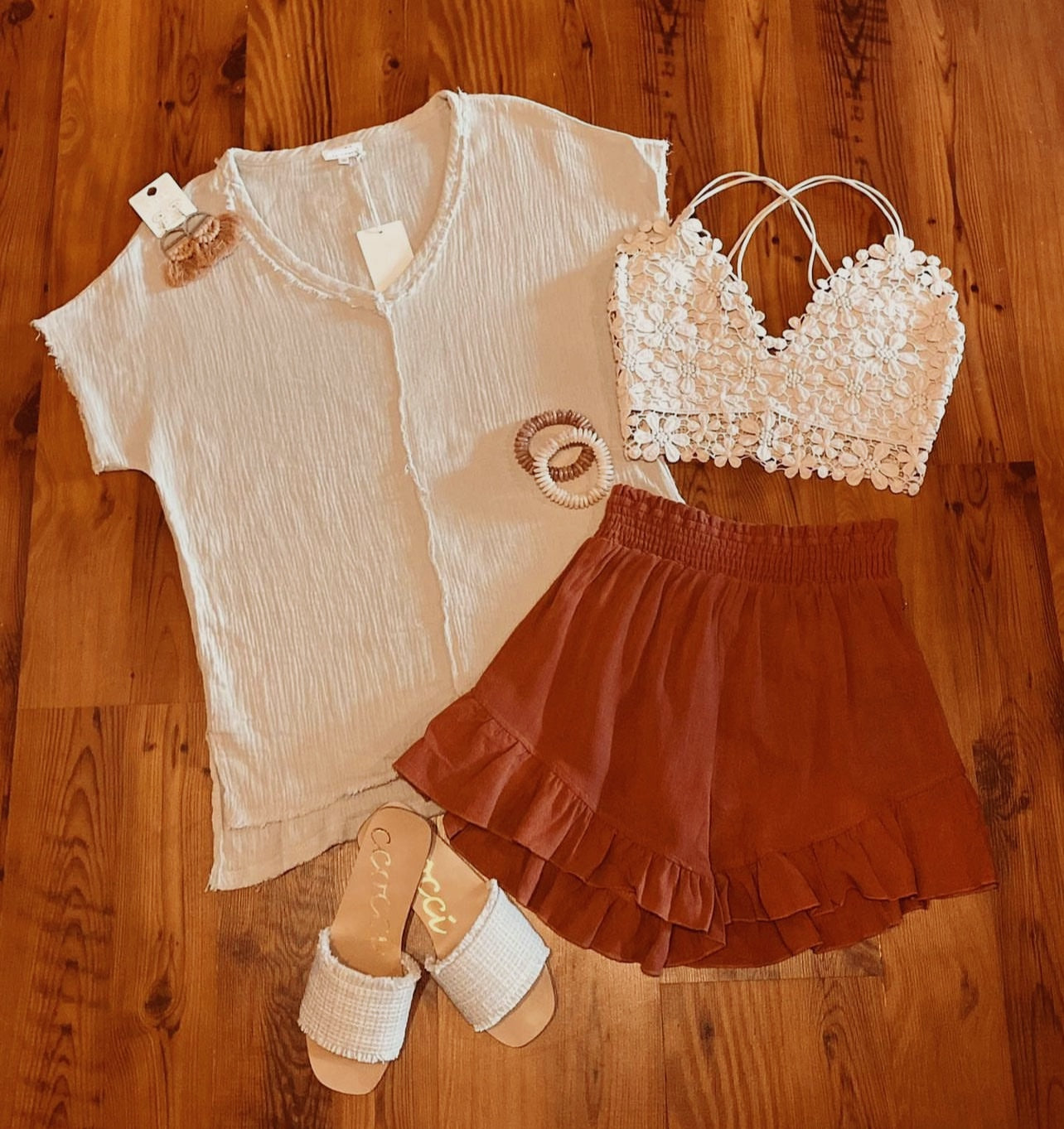 Rust Ruffle Short