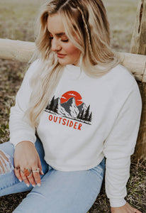 Outsider Cropped Fleece Pullover