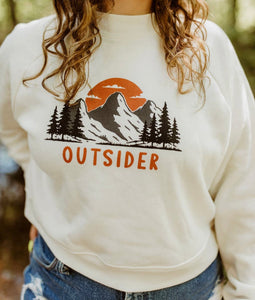 Outsider Cropped Fleece Pullover