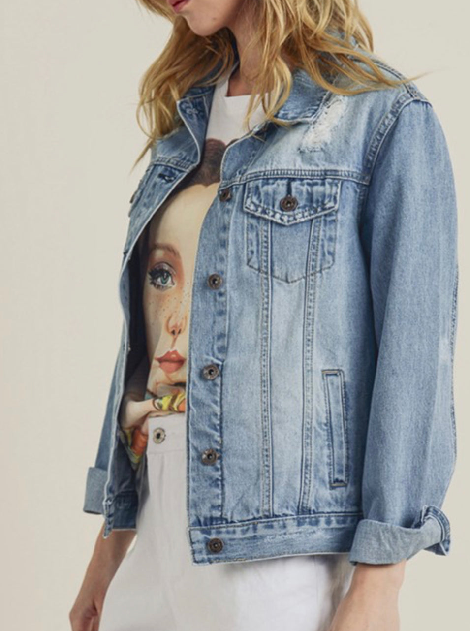 Medium Wash Denim Jacket